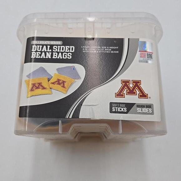 Minnesota Golden Gophers MLB Corn Hole Bean Bags‎ (SET OF 4) with Case - Picture 7 of 7